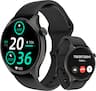 Hunkstar - AMOLED SA200 Smart Watch, HD Touch Screen BT Call Heart Rate/Sleep/Blood Oxygen Monitor IP68 Waterproof for Men Women - Black - (2024)