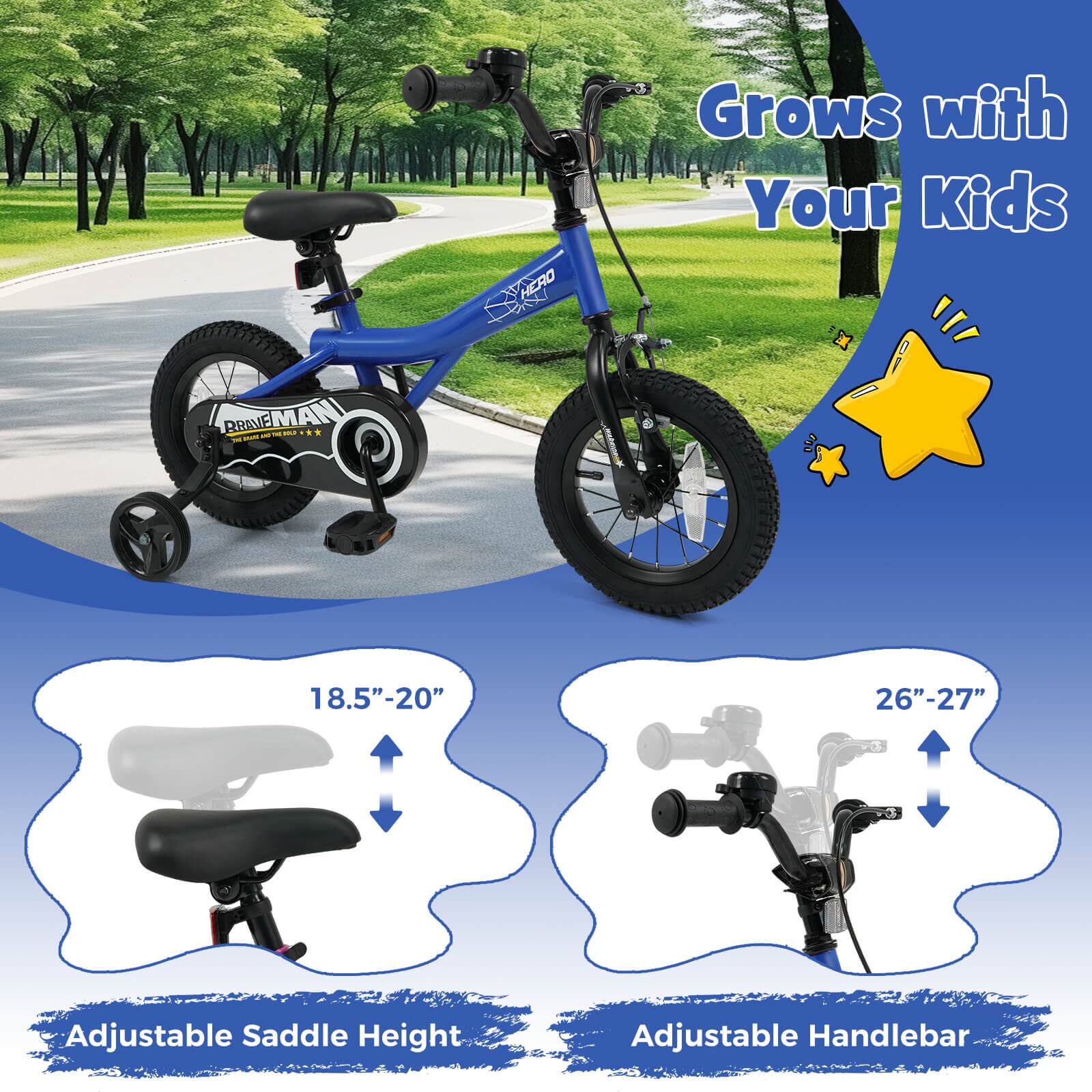 LEHERO HERO Grows with Your Kids  
18.5"-20" Adjustable Saddle Height  
26"-27" Adjustable Handlebar