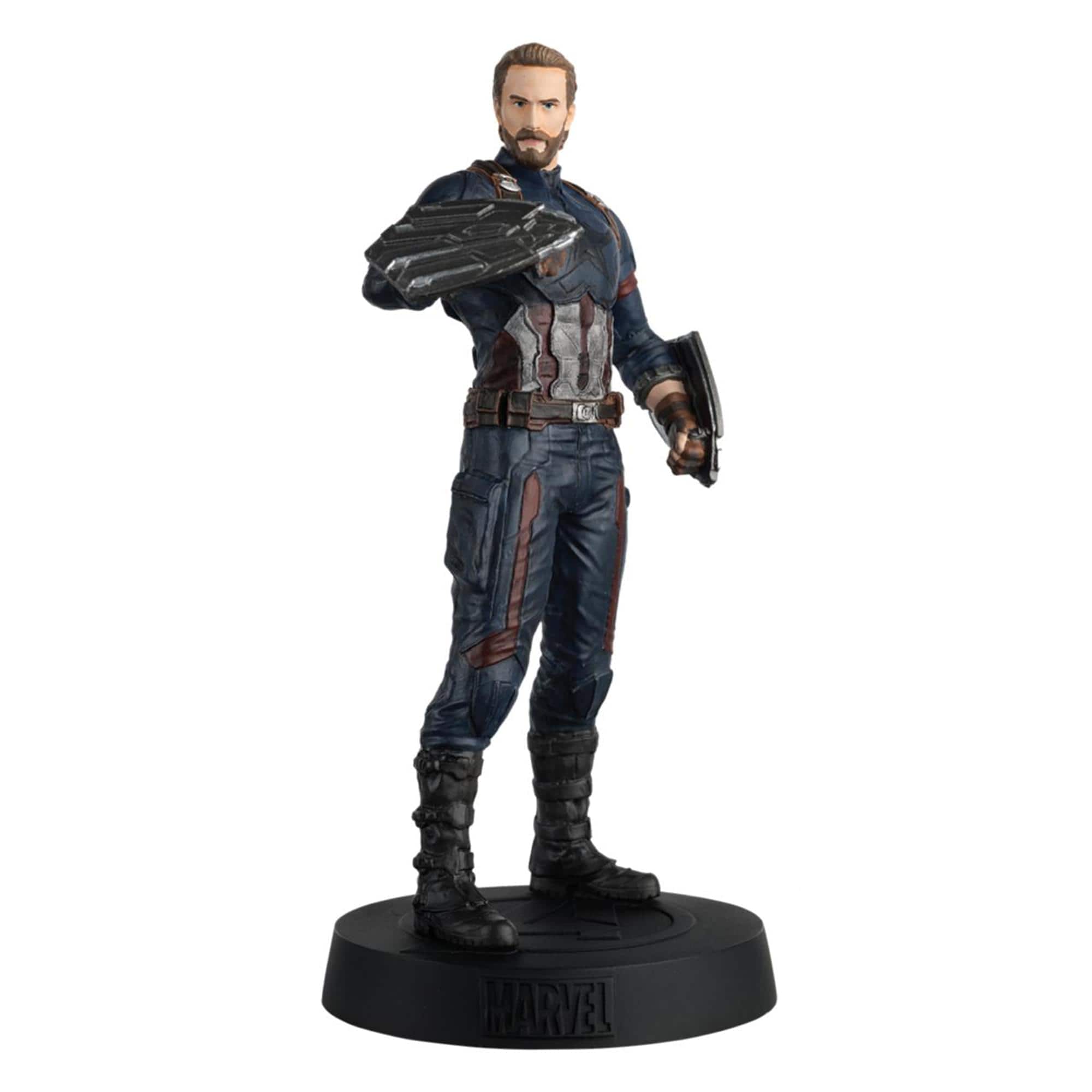 Eaglemoss Marvel Movie Collection 1:16 Figurine Infinity War Captain America - Black