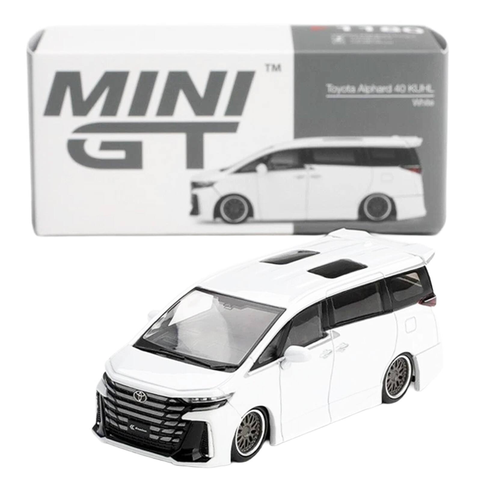 MINI GT  
TM  
Toyota Alphard 40 KUHL  
White