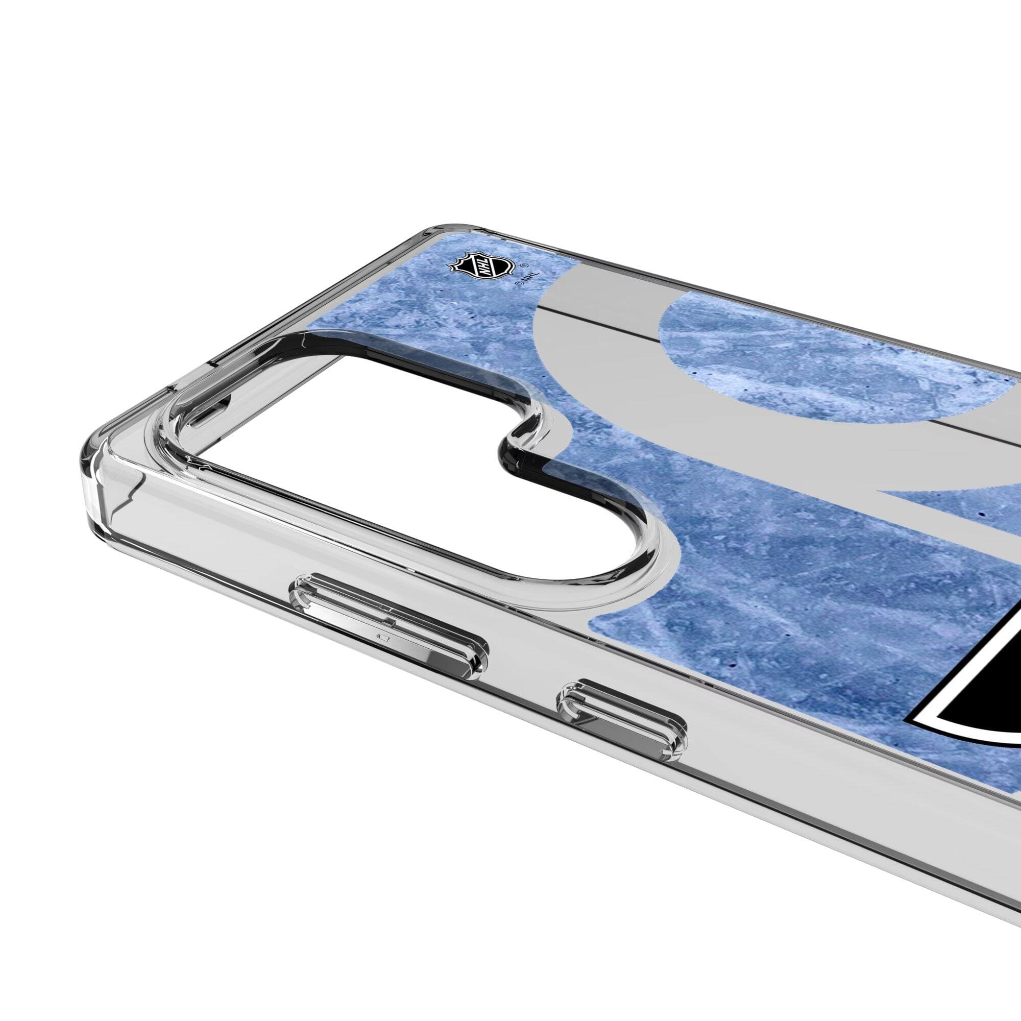 Alt View 2. Keyscaper - Philadelphia Flyers Galaxy Clear Ice Case - S24 Ultra - Multicolor.