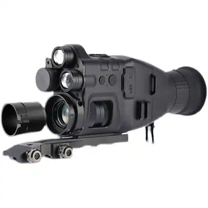 Front. Cluzine - High Power HD Infrared Digital Night Vision Monocular with Rangefinder, Thermal Imaging, Recording & Crosshair Reticle.