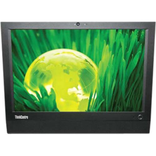 Front Standard. Lenovo - 19" ThinkCentre All-in-One Computer - 4 GB Memory - 320 GB Hard Drive - Black.