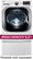 Alt View 4. LG - 5.2 Cu. Ft. 14-Cycle High-Efficiency Steam Front-Loading Washer.