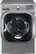 Front. LG - SteamDryer 9.0 Cu. Ft. 14-Cycle Electric Dryer with Steam - Graphite steel.