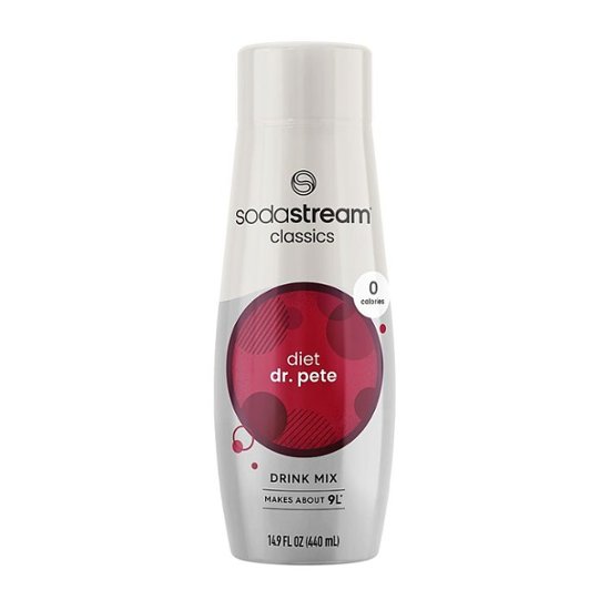 Front Zoom. SodaStream - Fountain-Style Diet Dr. Pete Sparkling Drink Mix.