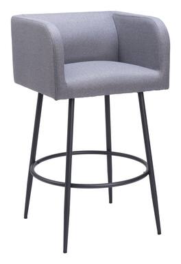 Hivvago - Horbat Barstool (Set of 2) - Gray