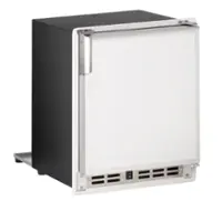 U-Line - 14" 23-lb Ice Maker - Stainless Steel - Angle_Zoom