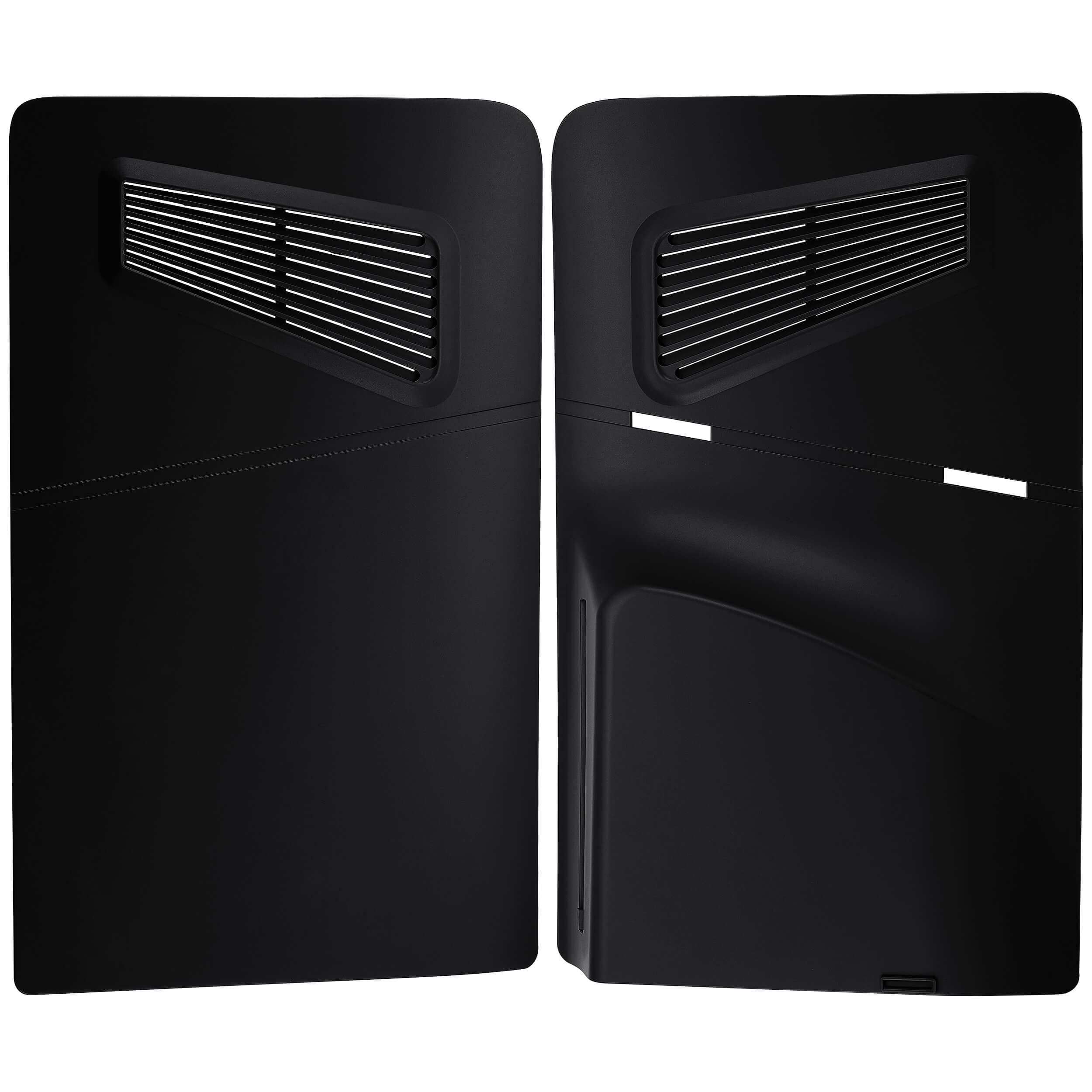 MobileSentrix - Console Shell Compatible For PlayStation 5 Slim (2 Piece Set) - Black