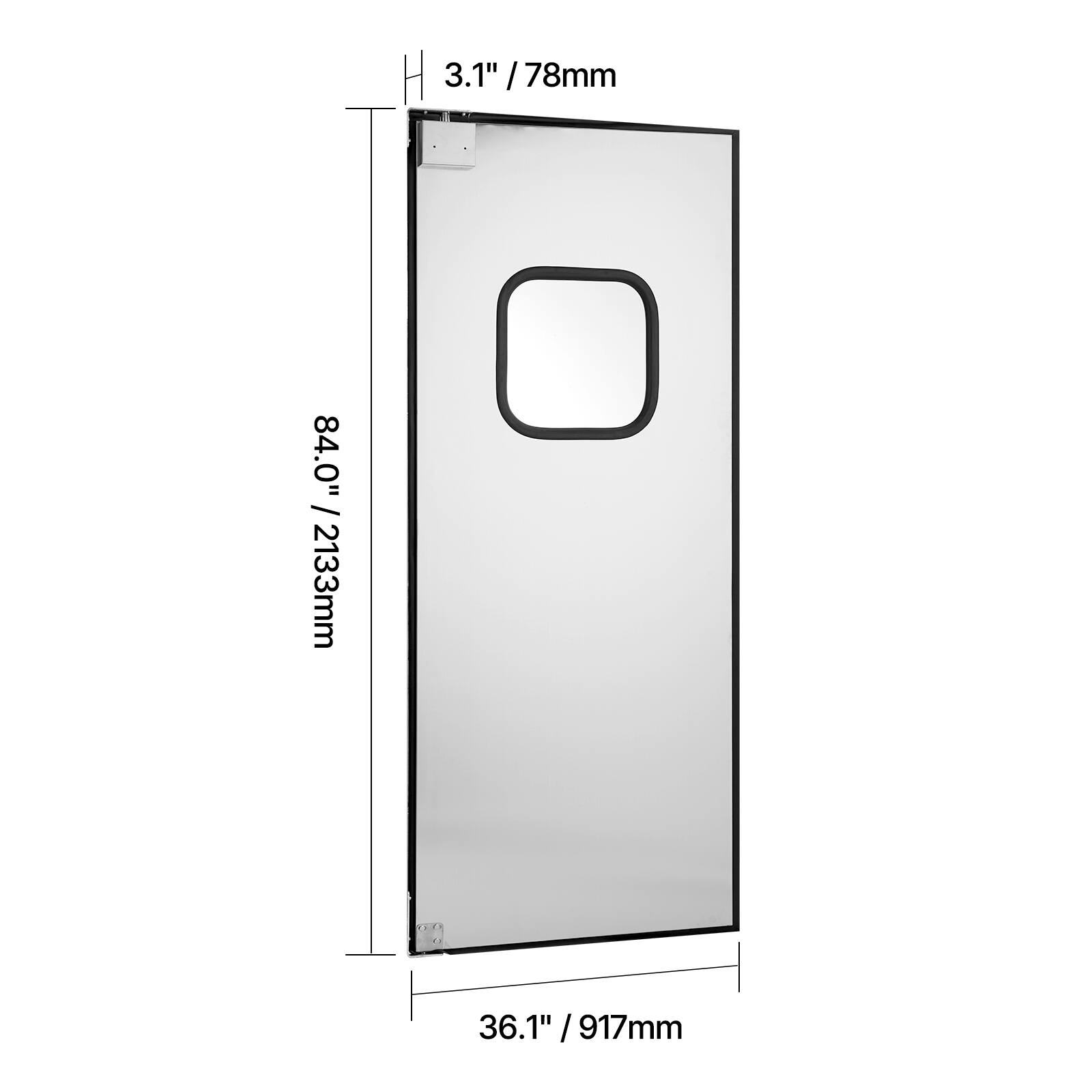 3.1" / 78mm  
84.0" / 2133mm  
36.1" / 917mm