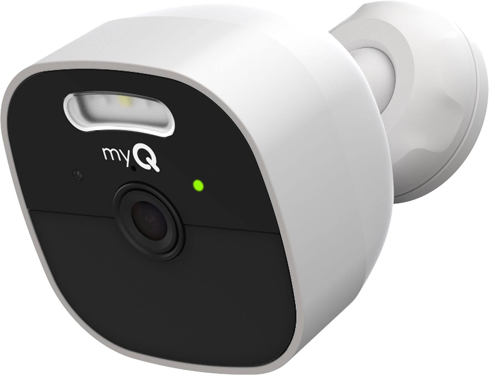 Front. Chamberlain - myQ Outdoor Battery Security Camera - White.