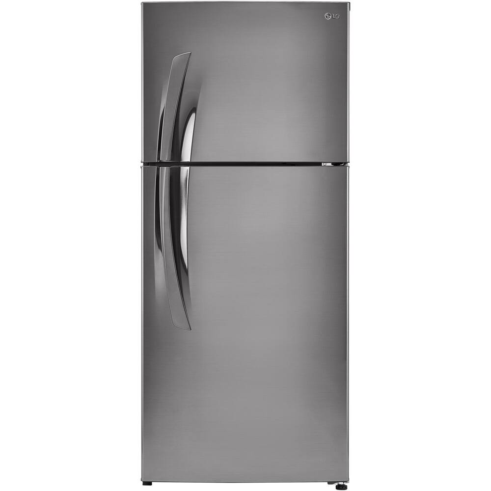 Front. LG - 15.7 Cu. Ft. Top-Freezer Refrigerator.