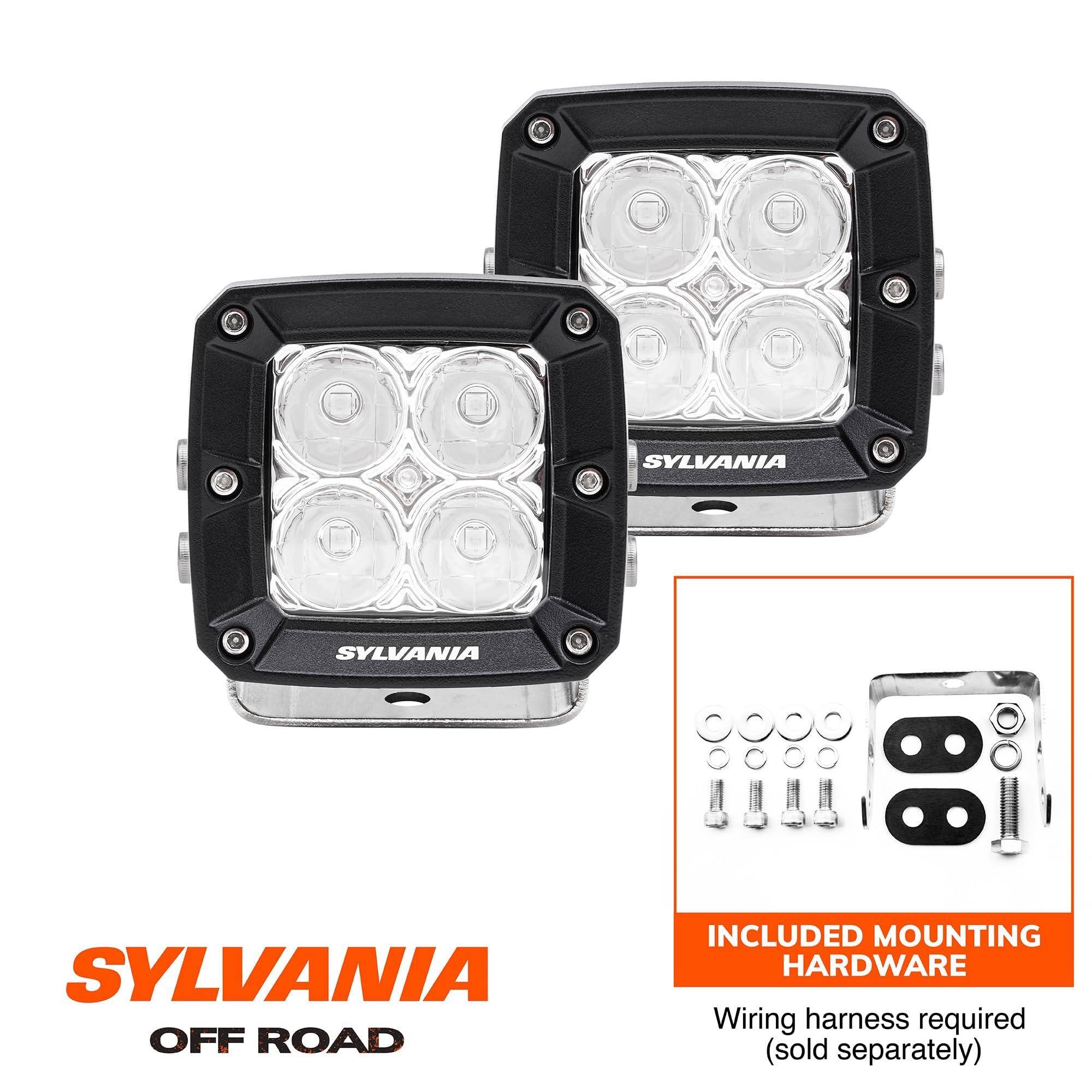 SYLVANIA OFF ROAD  
INCLUDED MOUNTING HARDWARE  
Wiring harness required (sold separately)