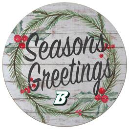Jardine - Binghamton Bearcats 20'' x 20'' Season's Greetings Circle - White