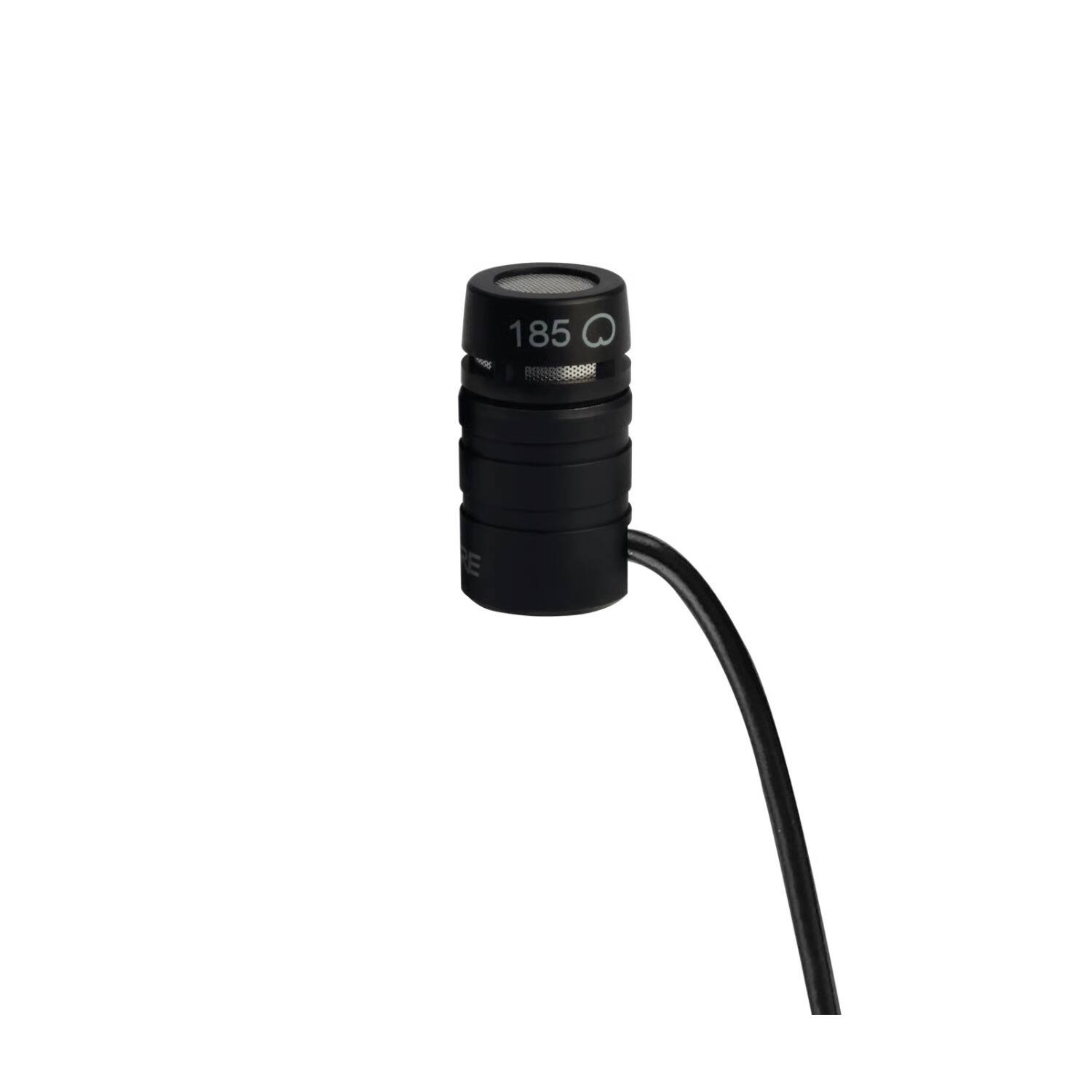 Angle. Shure - Shure Microflex MX185 Wired Electret Condenser Microphone - 4 ft - 50 Hz to 17 kHz -35 dB - Lapel - XLR.