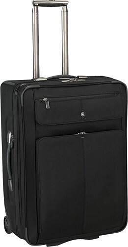 Angle Standard. Victorinox - Tourbach 2.0 Expandable Suitcase - Black.