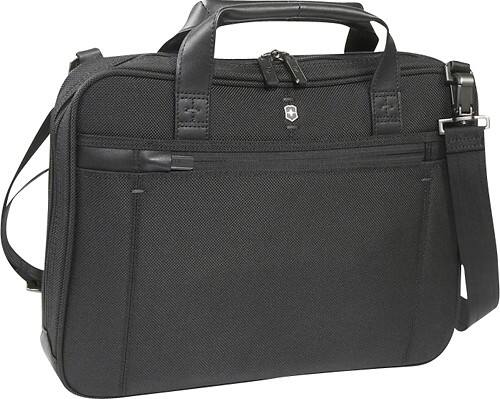 Angle Standard. Victorinox - Tourbach 2.0 Business Attache - Black.