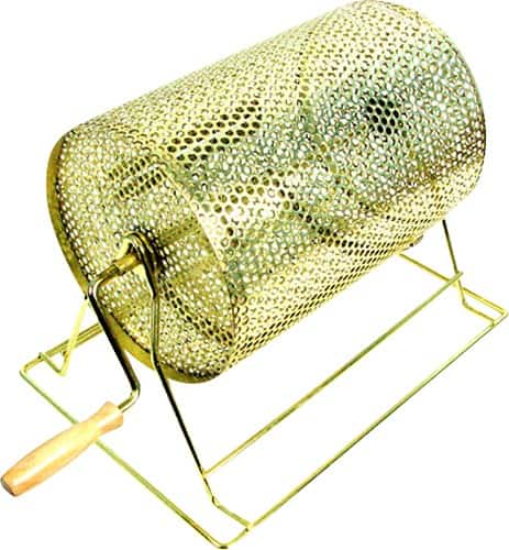 Angle Standard. Trademark - Small Raffle Ticket Drum - Gold.