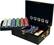 Front Standard. Trademark - Jackpot Casino 500-Piece 11.5-Gram Poker Chip Set.