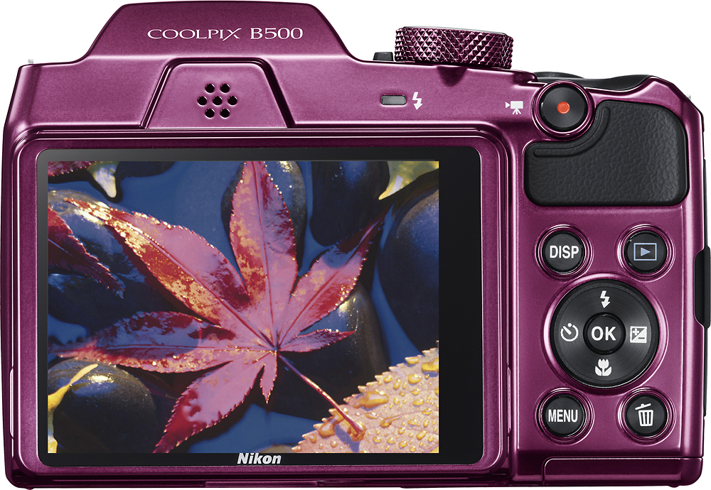 Best Buy: Nikon COOLPIX 16.0-Megapixel Camera Plum 26507
