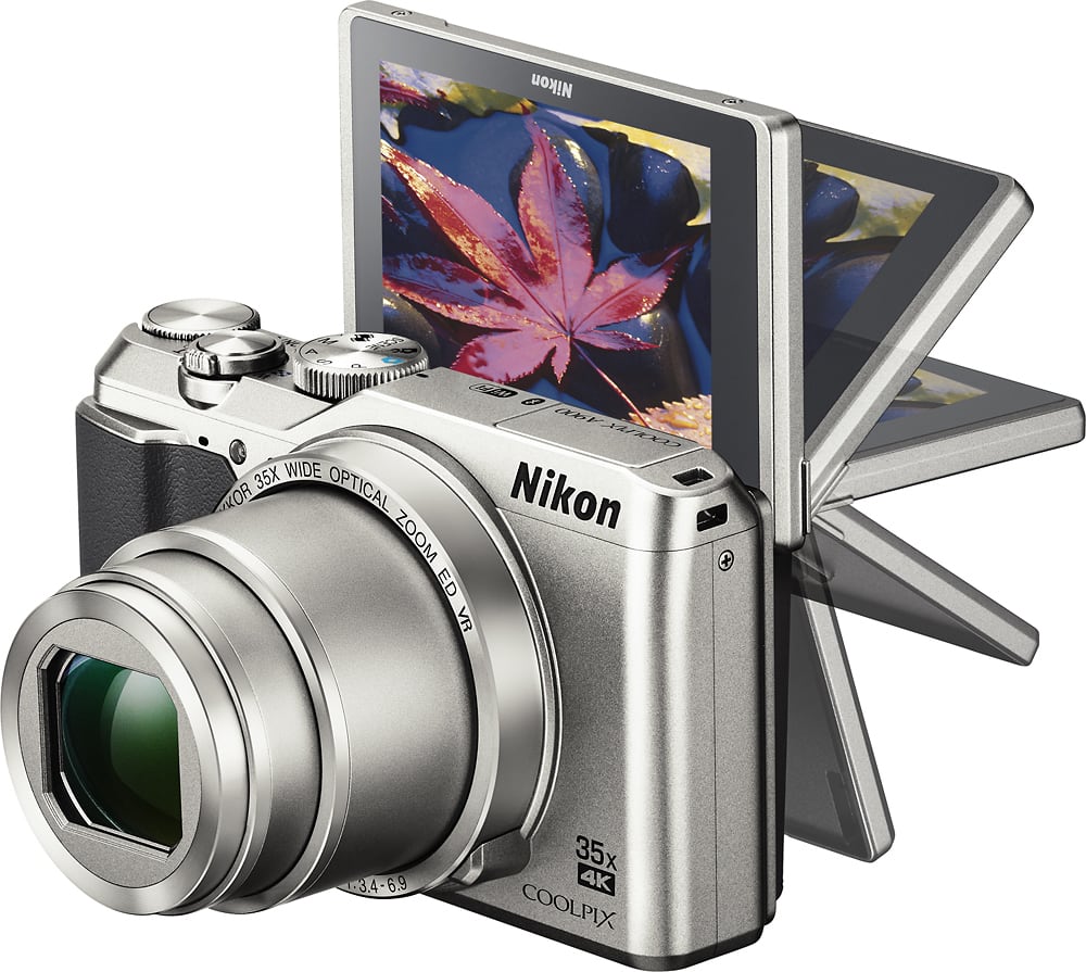 Best Buy: Nikon COOLPIX A900 20.0-Megapixel Digital Camera Silver 26505