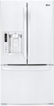 Front. LG - 26.8 Cu. Ft. French Door Refrigerator with Thru-the-Door Ice and Water.