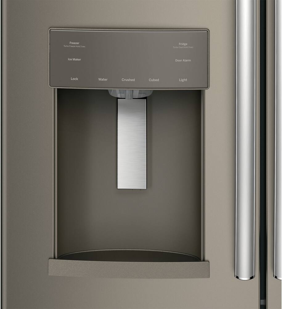 Alt View 13. GE - 27.7 Cu. Ft. French Door Refrigerator - Fingerprint resistant slate.