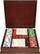 Front Standard. Trademark - Jackpot Casino 100-Piece 11.5-Gram Poker Chip Set.