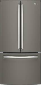 GE - 24.8 Cu. Ft. French Door Refrigerator - Slate - Front_Standard