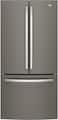 GE - 33 in. Wide 24.7 Cu. Ft. French Door Refrigerator with Internal Water Dispenser - Slate