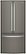 Front Zoom. GE - 24.7 Cu. Ft. French Door Refrigerator - Fingerprint resistant slate.
