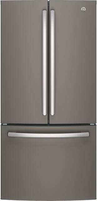 Ge 24 8 Cu Ft French Door Refrigerator Slate Gne25jmkes Best Buy