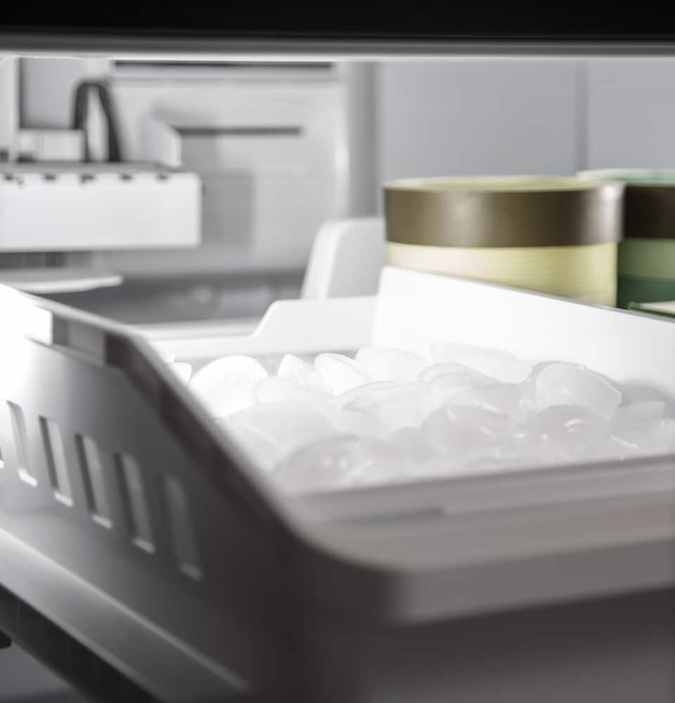 Alt View 15. GE - 24.7 Cu. Ft. French Door Refrigerator with Internal Water Dispenser - Slate.