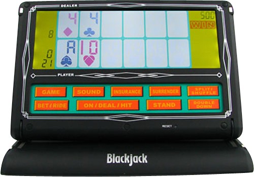 Illuminated Touch Pad Electronic Handheld Blackjack Game Bicycle 