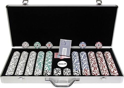 Front Standard. Trademark - High Roller 650-Piece 11.5-Gram Poker Chip Set.
