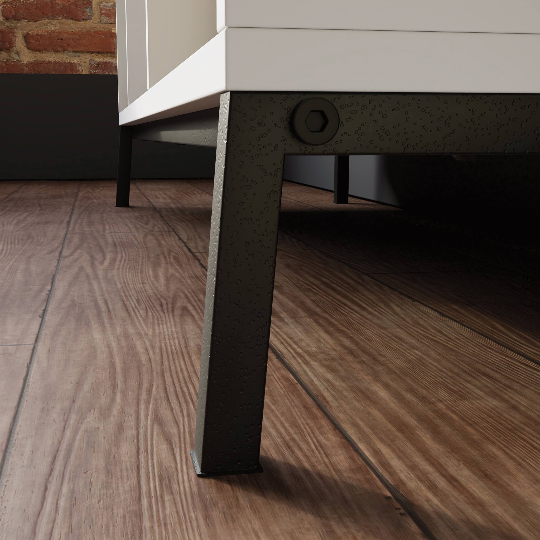 Angle. Sauder - North Avenue Organize 3 Shelf-9 Cubby Bookshelf - White Finish.