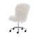 Alt View 11. Linon Home Décor - Larabee Plush Faux Fur Adjustable Office Chair With Chrome Base - White.