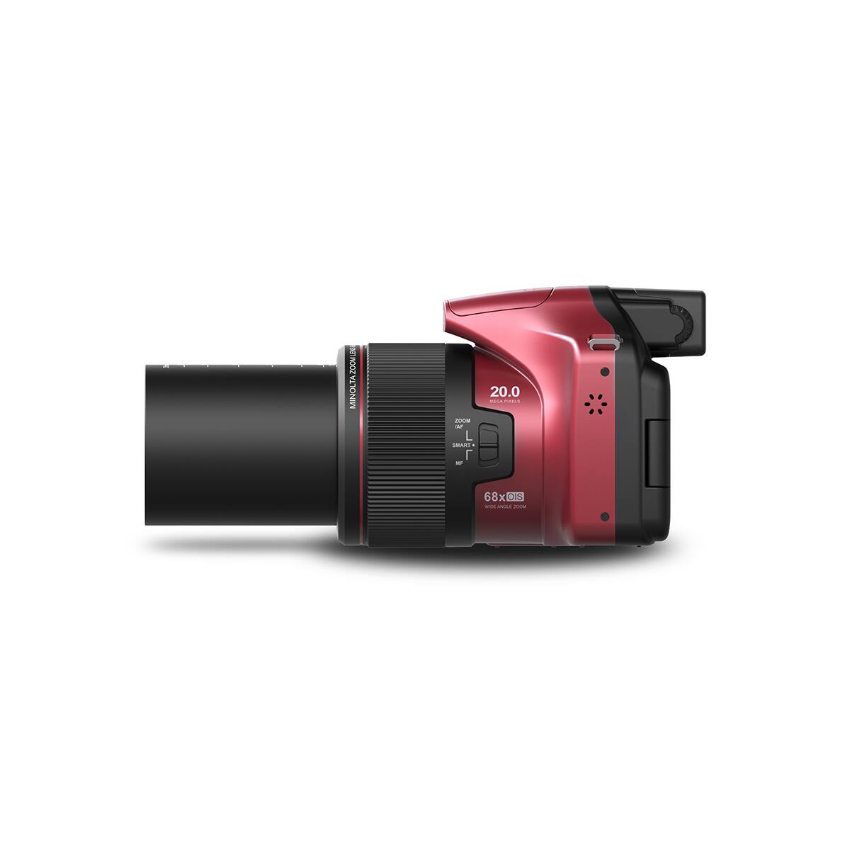 LEAGE ZOOM MINOLTA ZOOM I

ZOOM L SMART W

20.0 VEGA PIXELS

68x DIS 172X KNOLL 200