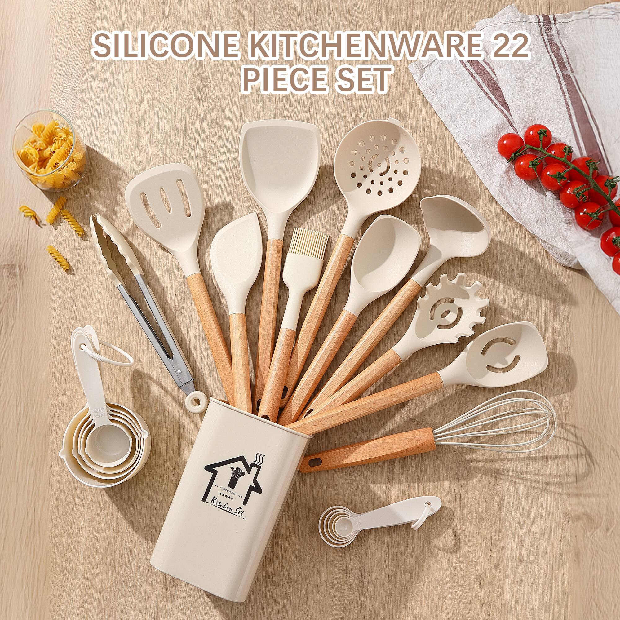 SILICONE KITCHENWARE 22 PIECE SET
