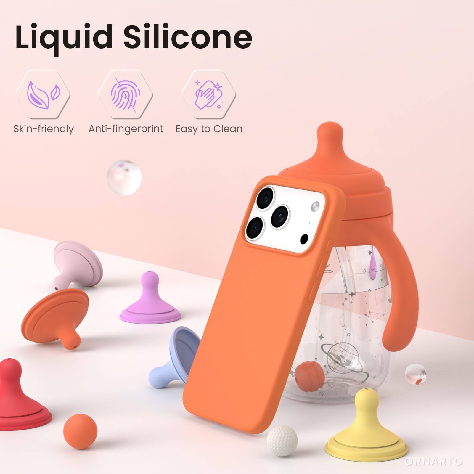 Liquid Silicone

Skin-friendly  
Anti-fingerprint  
Easy to Clean  

ORNARTO