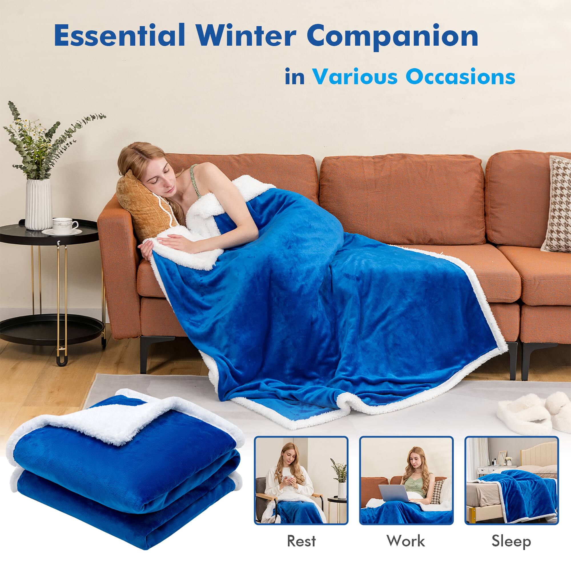 Essential Winter Companion in Various Occasions: Rest, Work, Sleep