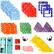 Alt View Standard 20. Trademark - MiniBlox 52-Piece Toy Building Block Set - Blue, Green, Orange, Pink, Purple, Red,.