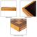 Alt View 11. Toy Time - Chess Set with Carved Staunton Pieces - Book-Style Folding Solid Wood Board with Interior Storage for Kids and Adults - Brown, Black.