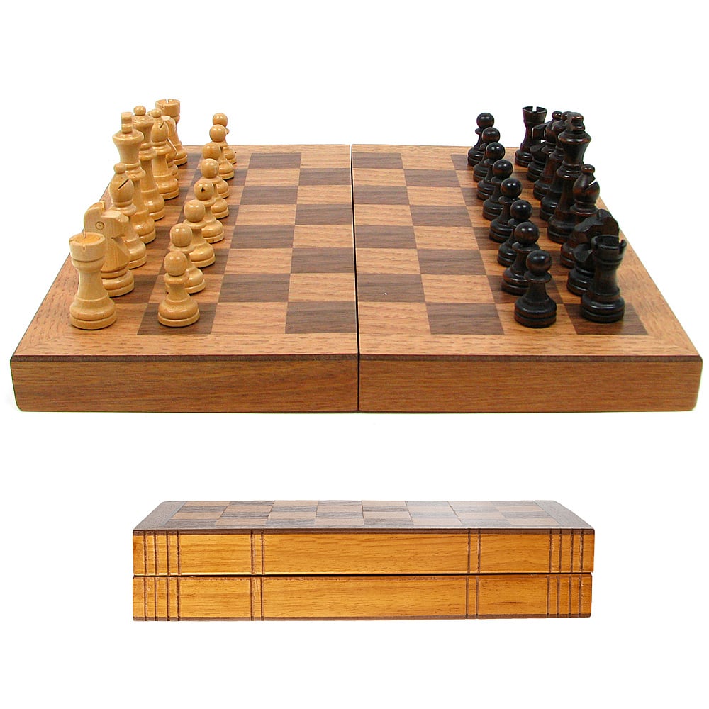 15 Wooden Chess Sets for Adults Portable Folding Chess Game Board Set -  Gift for Kids