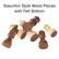Left. Toy Time - Chess Set with Carved Staunton Pieces - Book-Style Folding Solid Wood Board with Interior Storage for Kids and Adults - Brown, Black.