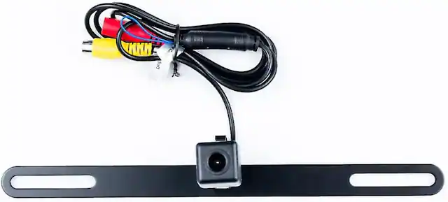 Front. Jensen - Jensen BUCAM350 License Plate Mount Back-Up Camera IP67 CMOS Image Sensor - Black.