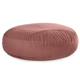 Jaxx - 7 Foot Cocoon - 2-in-1 Convertible Bean Bag Bed & Large Bean Bag Chair for Adults - Lush Velvet Mauve