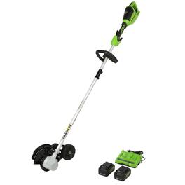 Greenworks - 2x24v 8" Brshless Edger 2701202 - Green