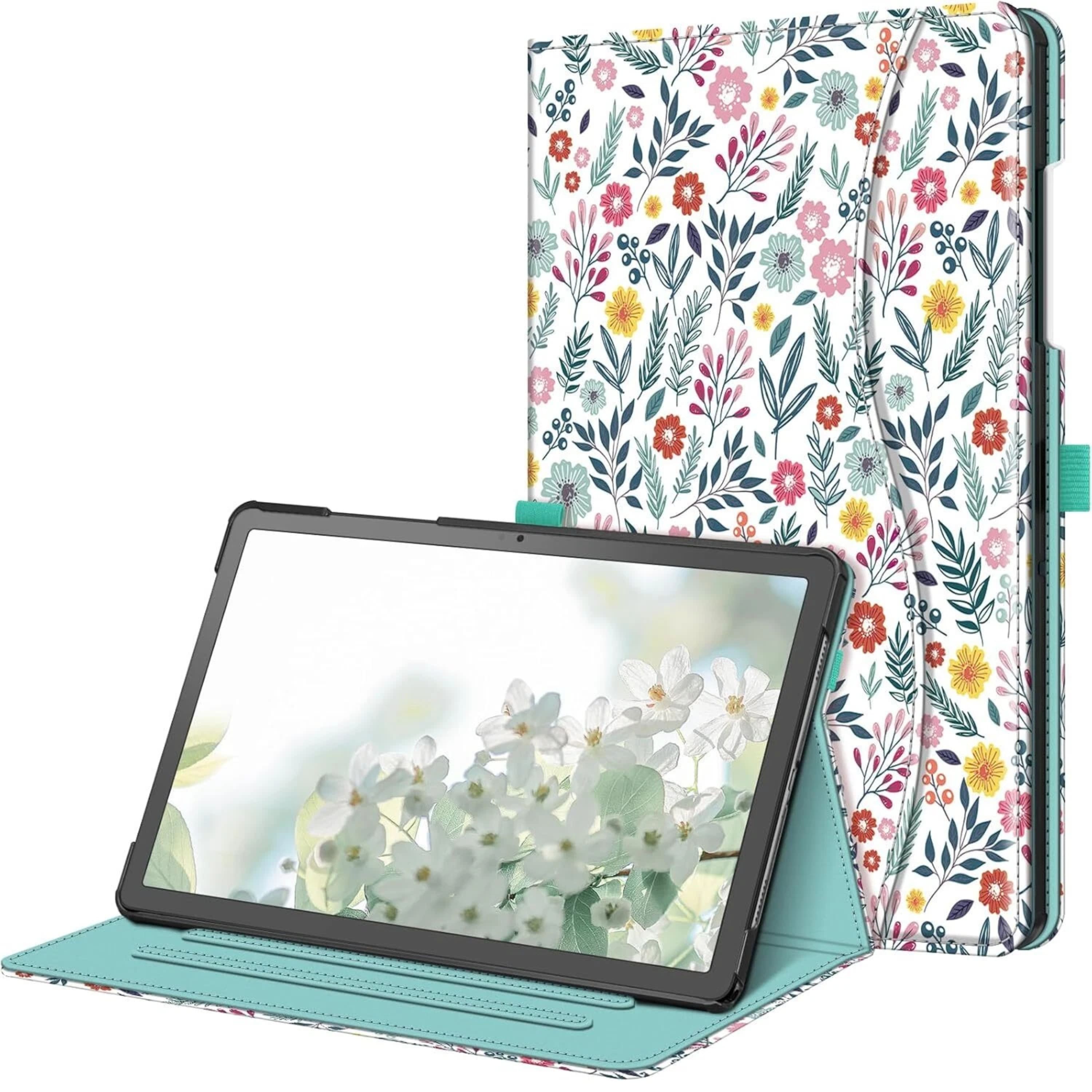Front. Kitcheniva - Multi Angle Stand Protective Case Cover For 11'' Samsung Galaxy Tab A9+ Spring Bloom - Spring Bloom.