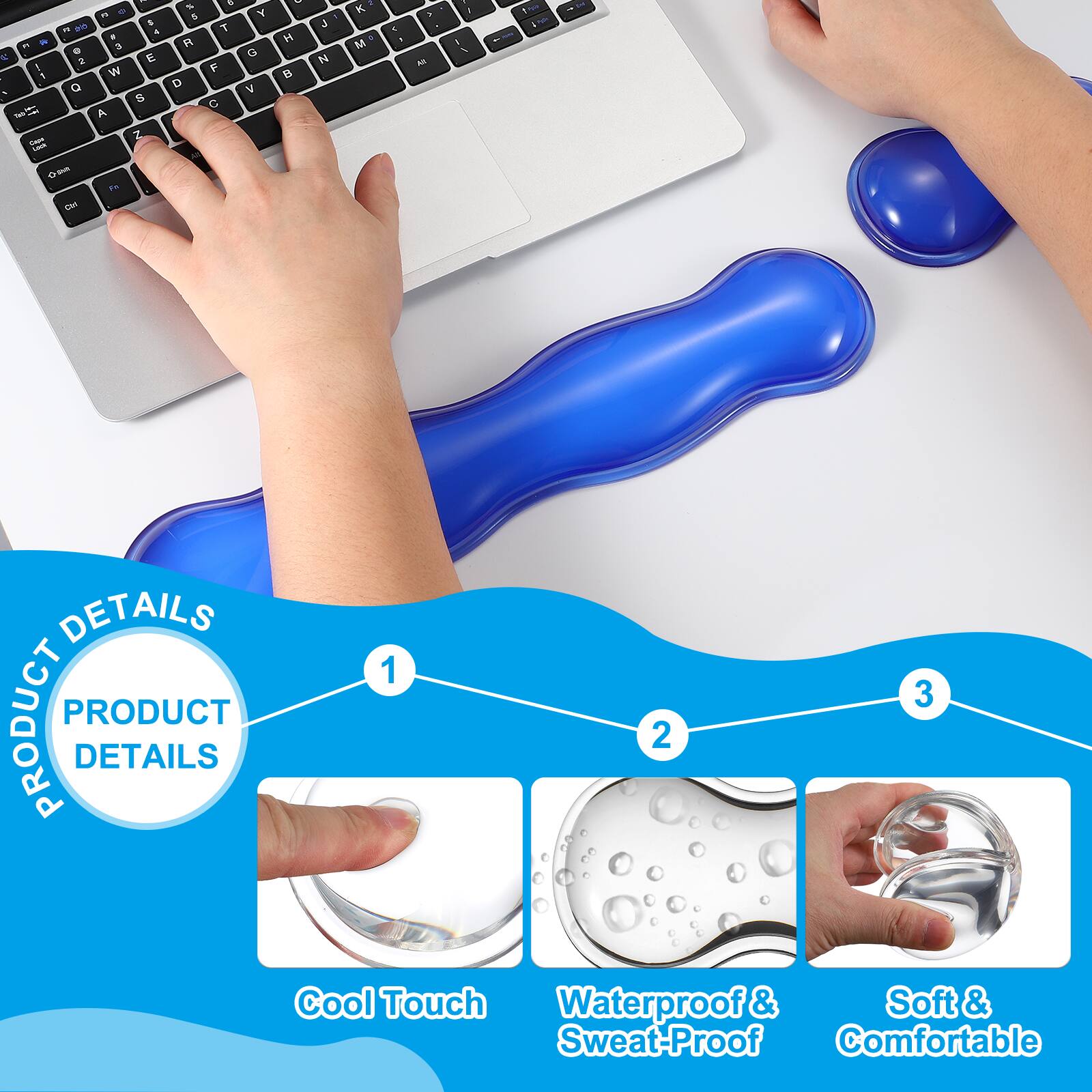 PRODUCT DETAILS

1. Cool Touch
2. Waterproof & Sweat-Proof
3. Soft & Comfortable